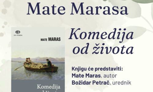 Književna večer i predstavljanje knjige Mate Marasa