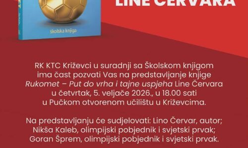 Promocija knjige Line Červara „Rukomet – Put do vrha i tajne uspjeha“