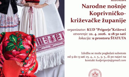 Izložba: Narodne nošnje Koprivničko-križevačke županije