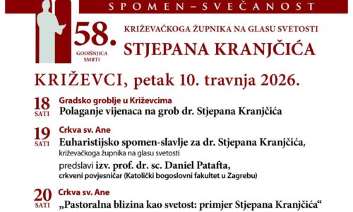 Spomen – svečanost 58. godišnjice smrti križevačkoga župnika na glasu svetosti Stjepana Kranjčića