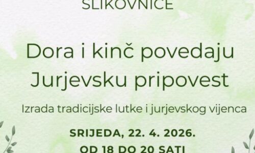 Promocija slikovnice „Dora i kinč povedaju jurjevsku pripovest“