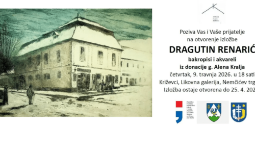 Izložba “Dragutin Renarić – bakropisi i akvareli iz donacije g. Alena Kralja”