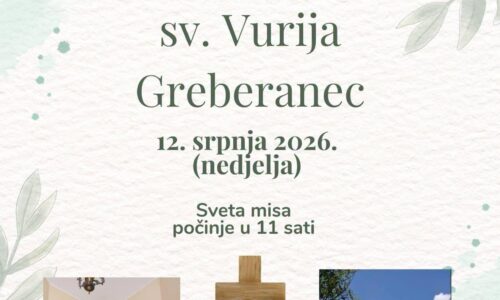 Misno slavlje kod kapelice svetog Vurija